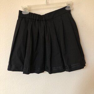 Dim Moire Black Skirt